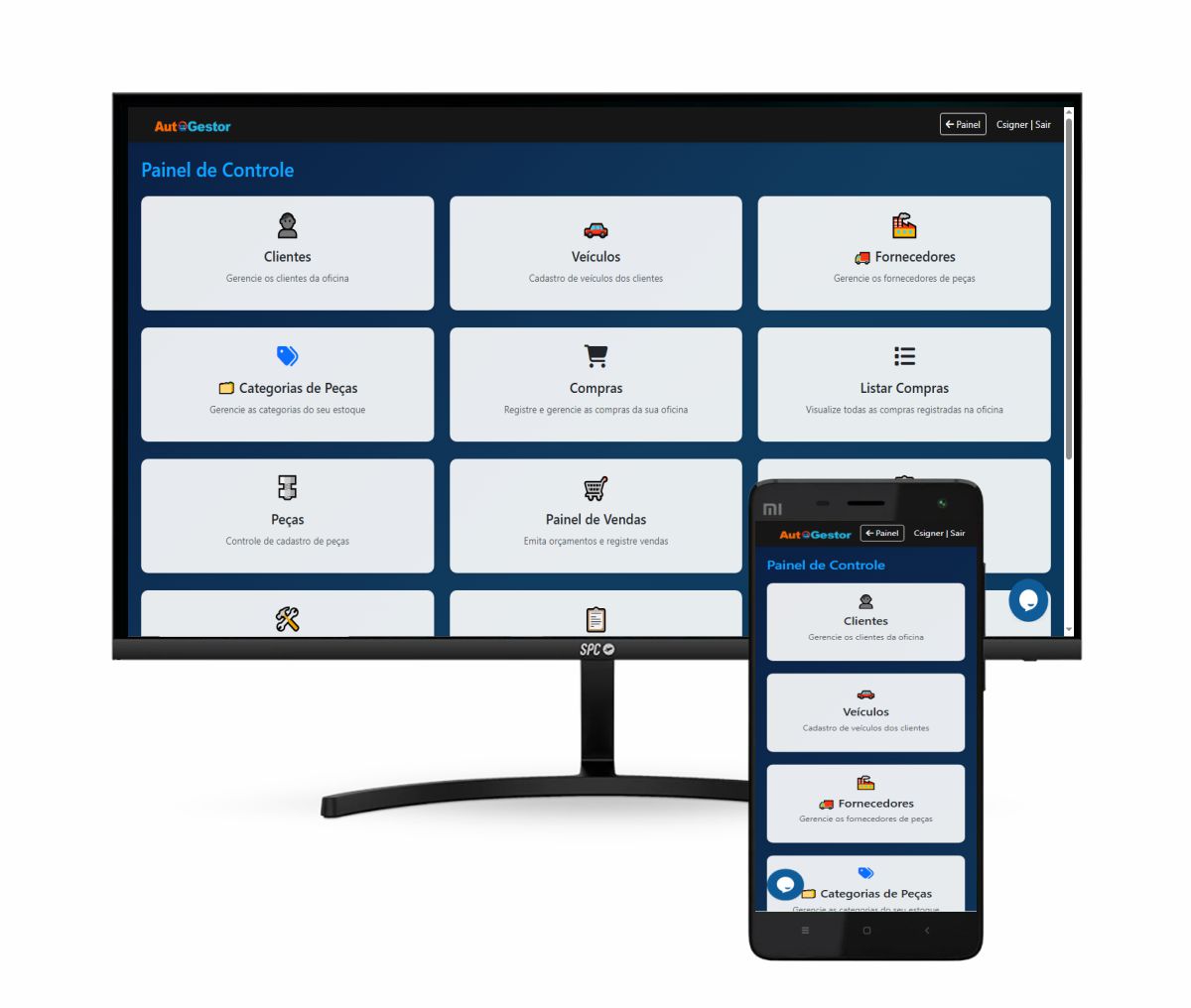 Autogestor - Sistema Para Oficinas Mecânicas E Autopeças