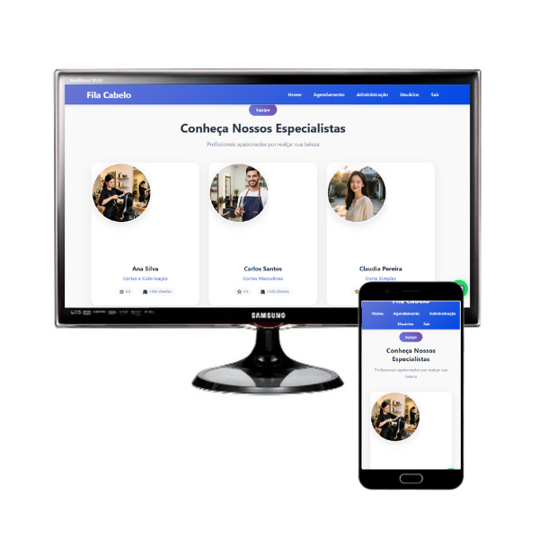 Sistema de Agendamento Online para Salão de Beleza e Barbearia — Completo