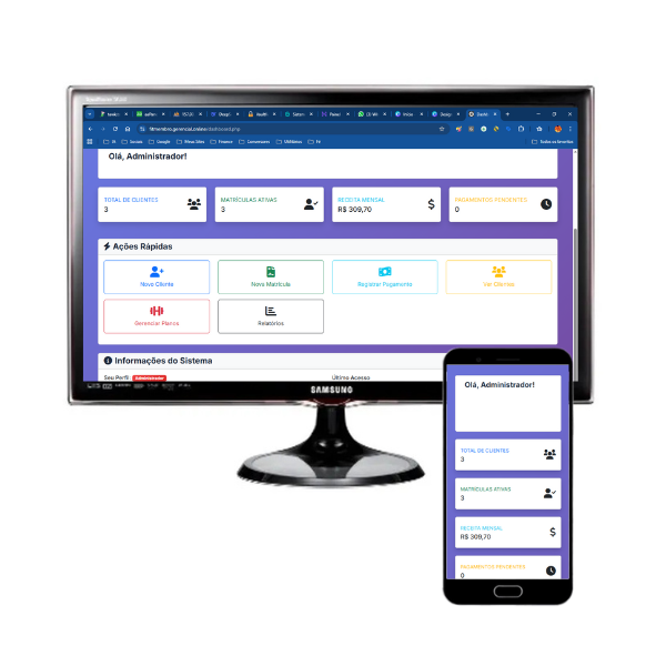 Sistema FitMembro – Gestão Completa para Academias